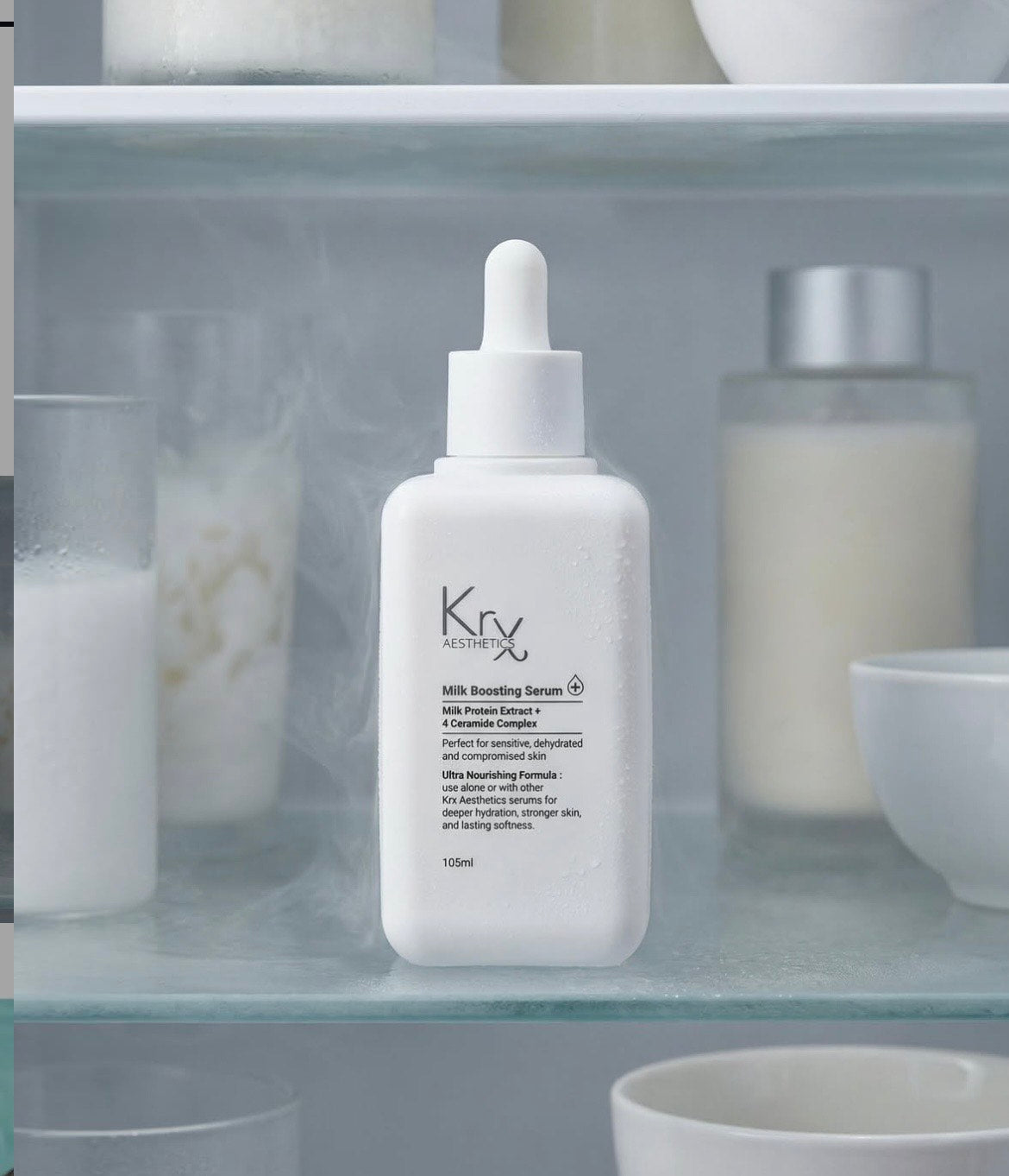 Milk Boosting Serum – KRX Aesthetics
Mit Milchferment + 4-Ceramid-Komplex
105 ml