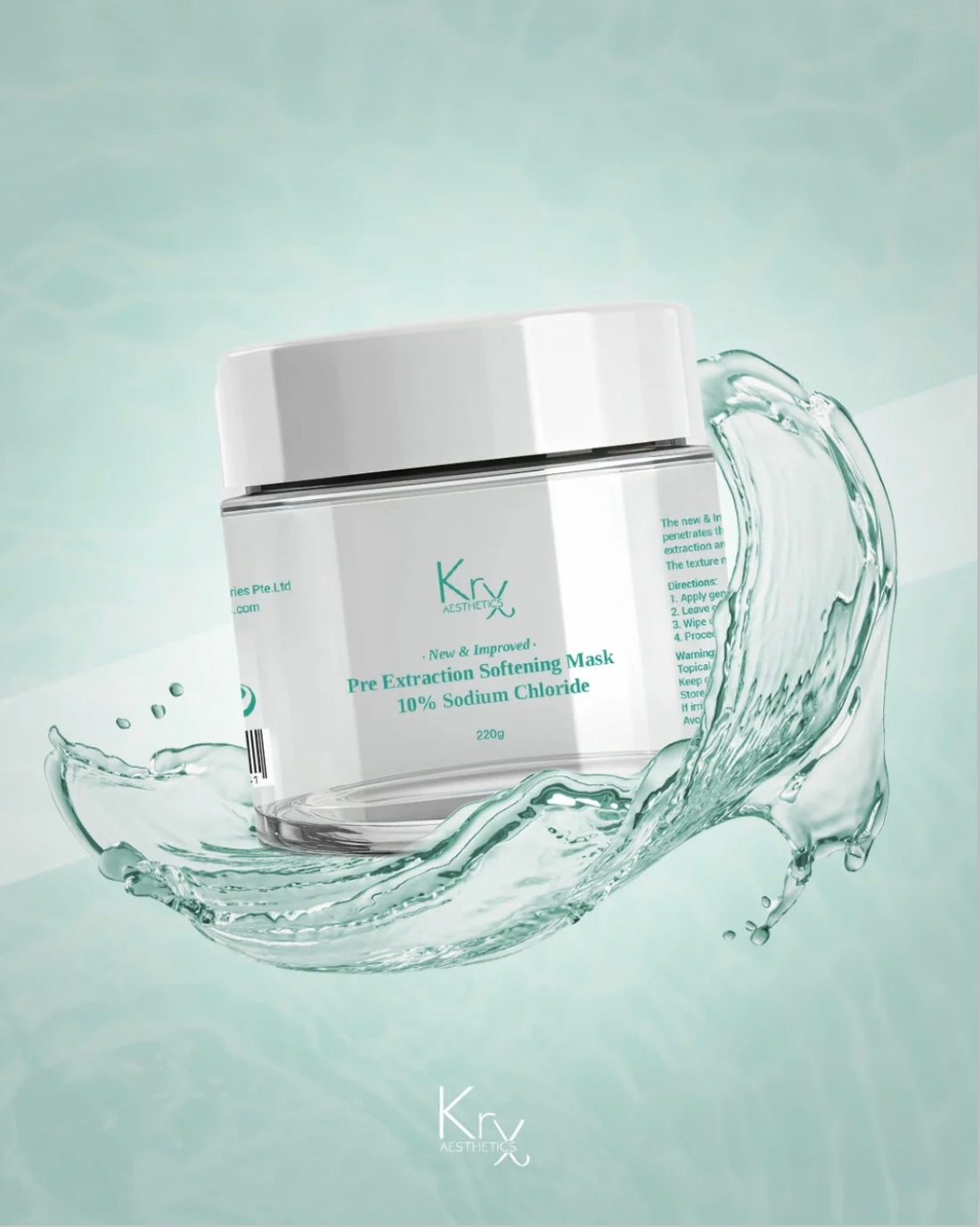 Erweichende Maske vor der Extraktion