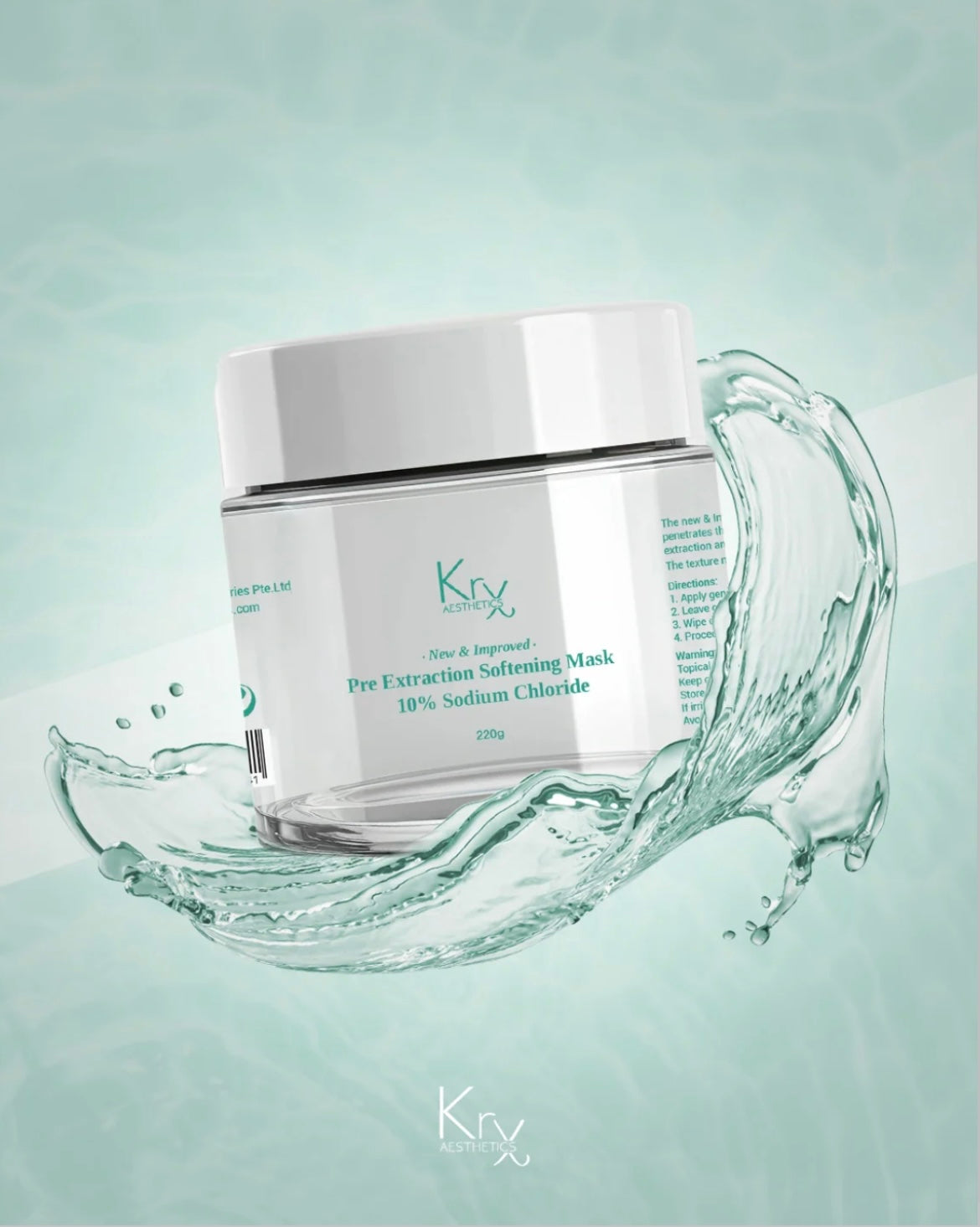 Erweichende Maske vor der Extraktion