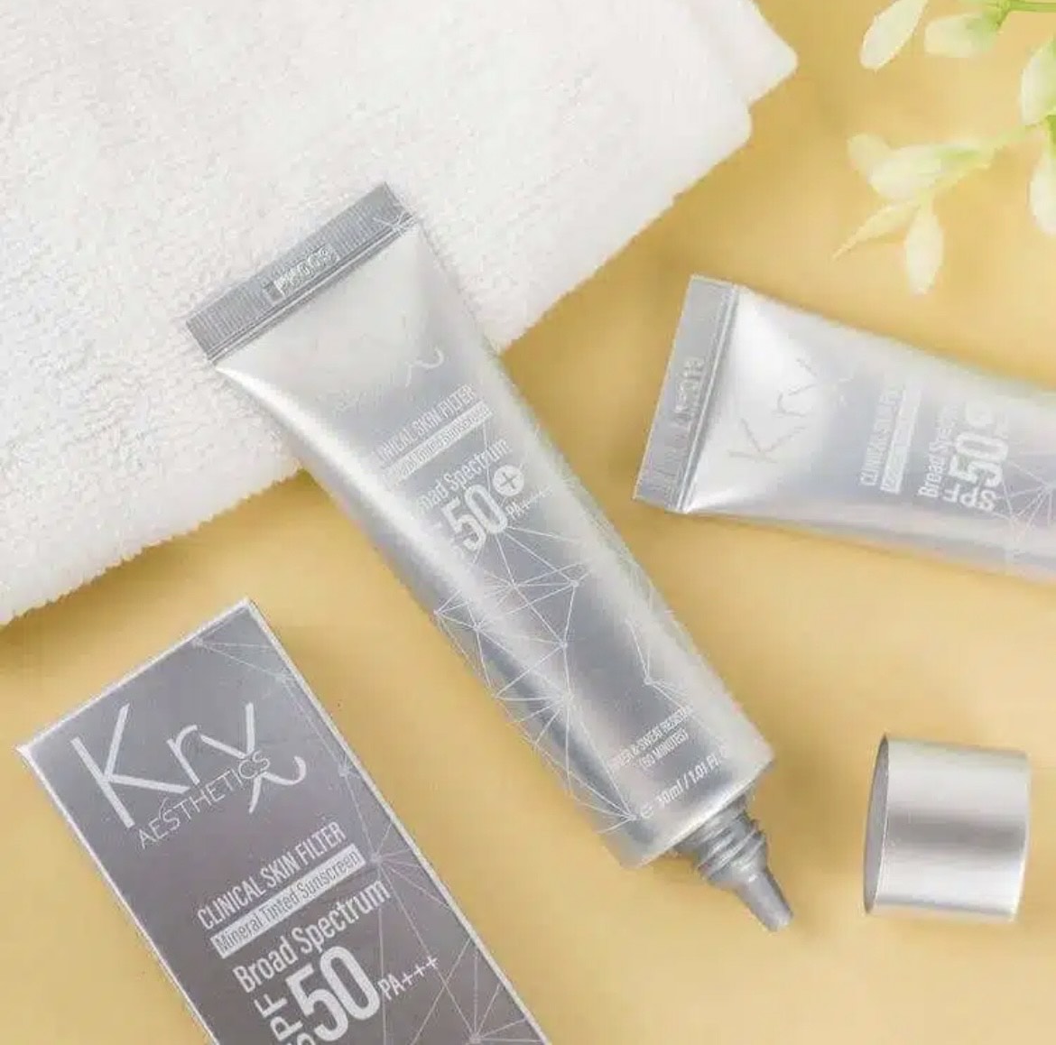 Clinical Line Skin Filter Getönte Sonnencreme LSF 50 Mittel/Dunkel