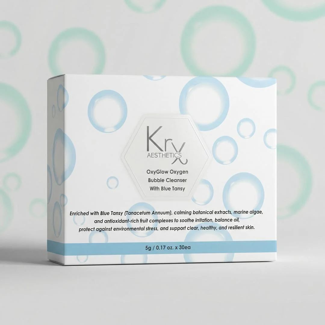 Oxy Glow Bubble Wash Blue Tansy