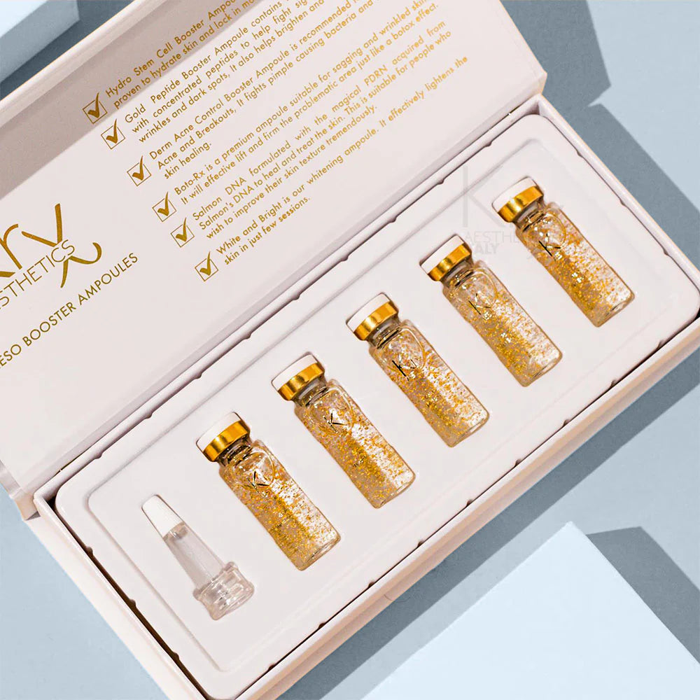 MESO BOOSTER GOLD PEPTID AMPOULE (5 × 5 ml) KRX AESTHETICS Deutschland